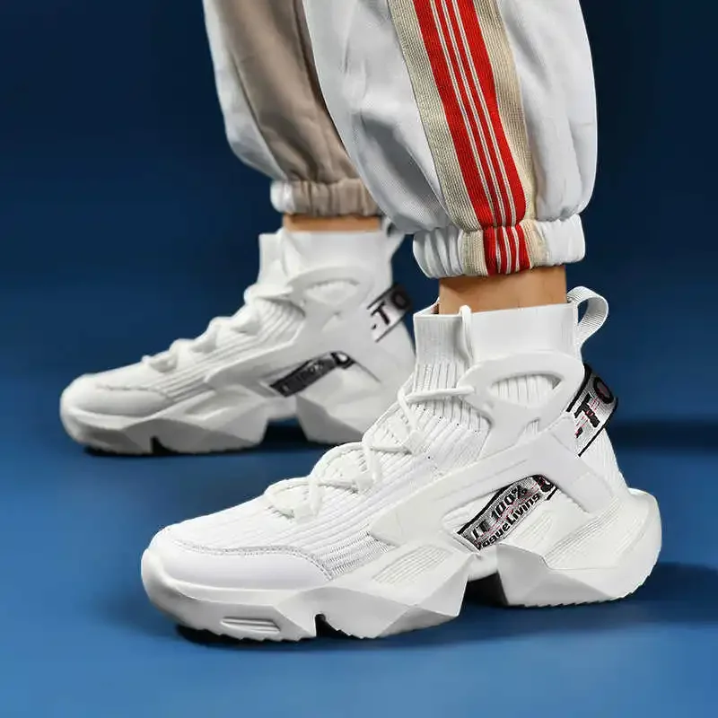 Autumn-spring Parkour Black And White Boots Bot Shoes Mens Shoes Size 12 Sneakers Sport Seasonal Loafter Loafersy Krasovki