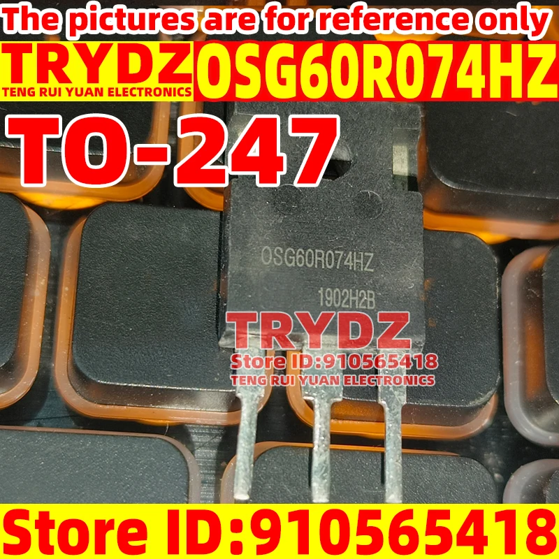 5-1pcs Original OSG60R074HZ TO-247 Fonte de alimentação de comutação MOSFET de alta tensão
