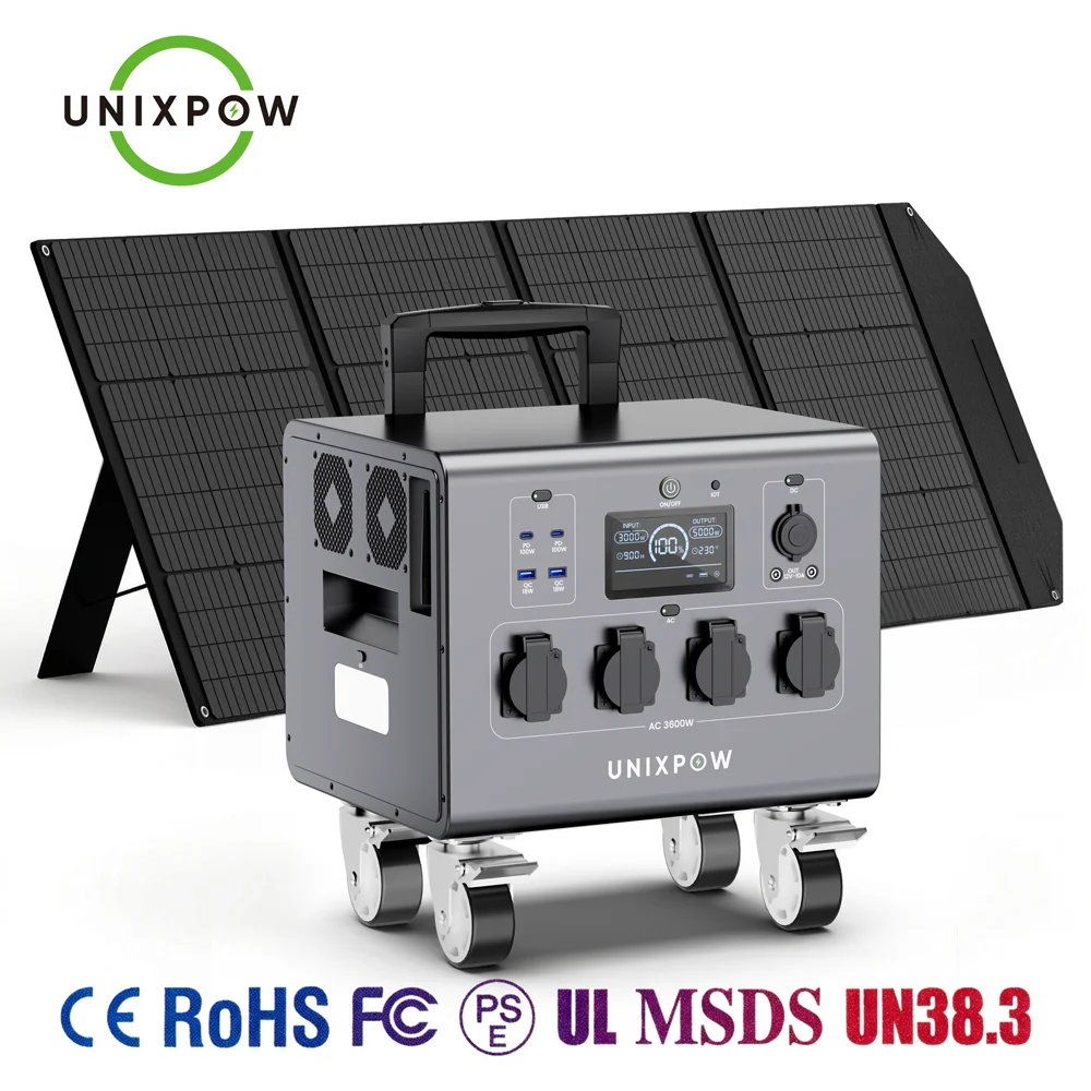 Large Capacity 6094.2wh Portable Power Station LiFePO4 Battery Solar Generator 6000w UPS Powerstation Solargenerator