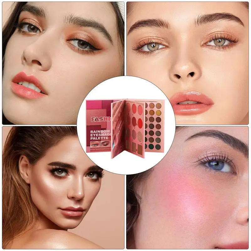 Eye Shadow Makeup Book 82 Color Shimmer Eye Shadow Powder Book Highly Pigmented Shadow Contour Powder Palette for Dating