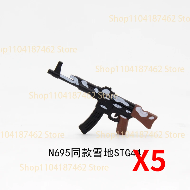 Military Figures Accessories Building Block Soldier Weapons Army Rifle Submachine 98K Sniper Gun Pistol Model Brick Gift Toy H53