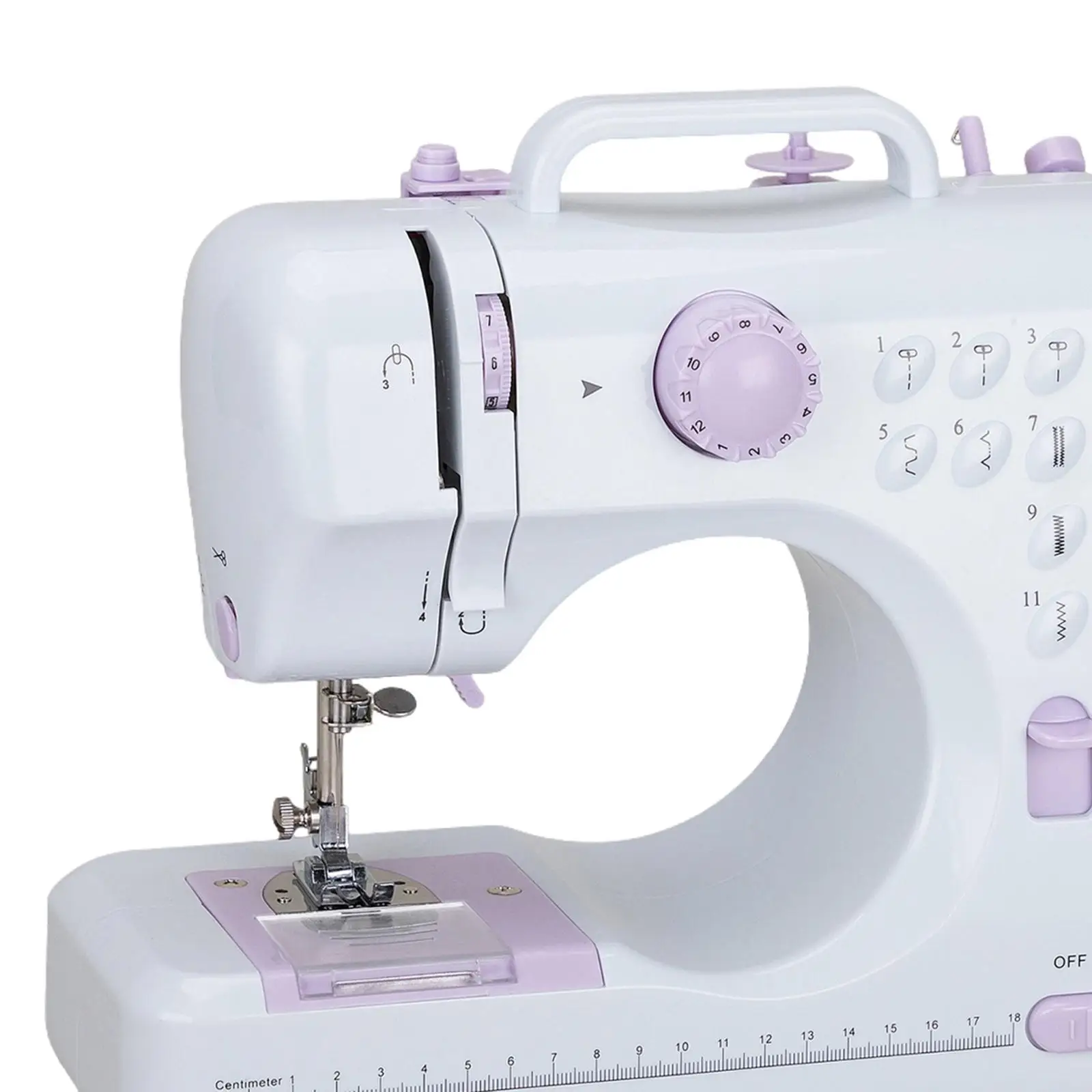 Domestic Sewing Machine with Foot Pedal Compact Size Portable Sewing Machine