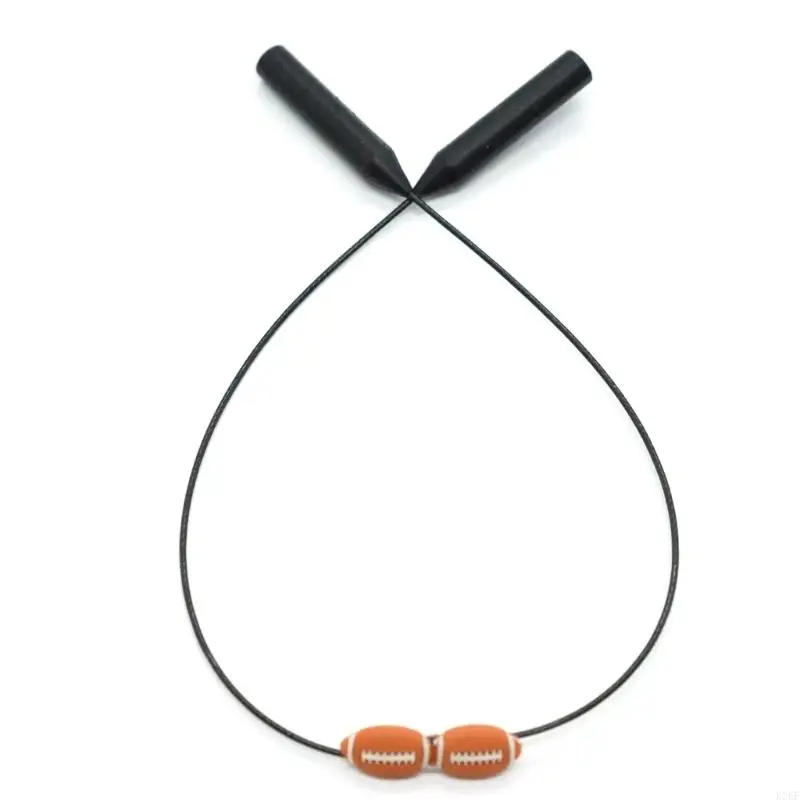 

K3KF Adjustable Black Eyewear Retainer Wire Silicone Strap Golf Tennis Fishing
