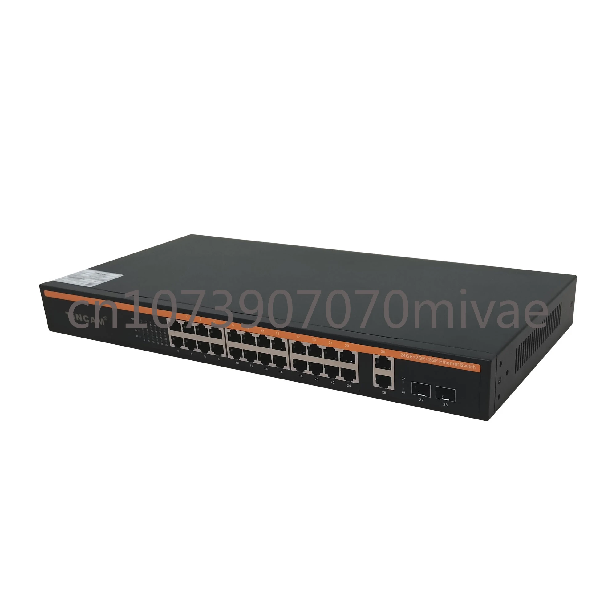 TiNCAM Gigabit Ethernet Switch 10/100/1000Mbps 16/24 RJ45 Port Network Switch LAN Switcher LACP Function Steel Shell