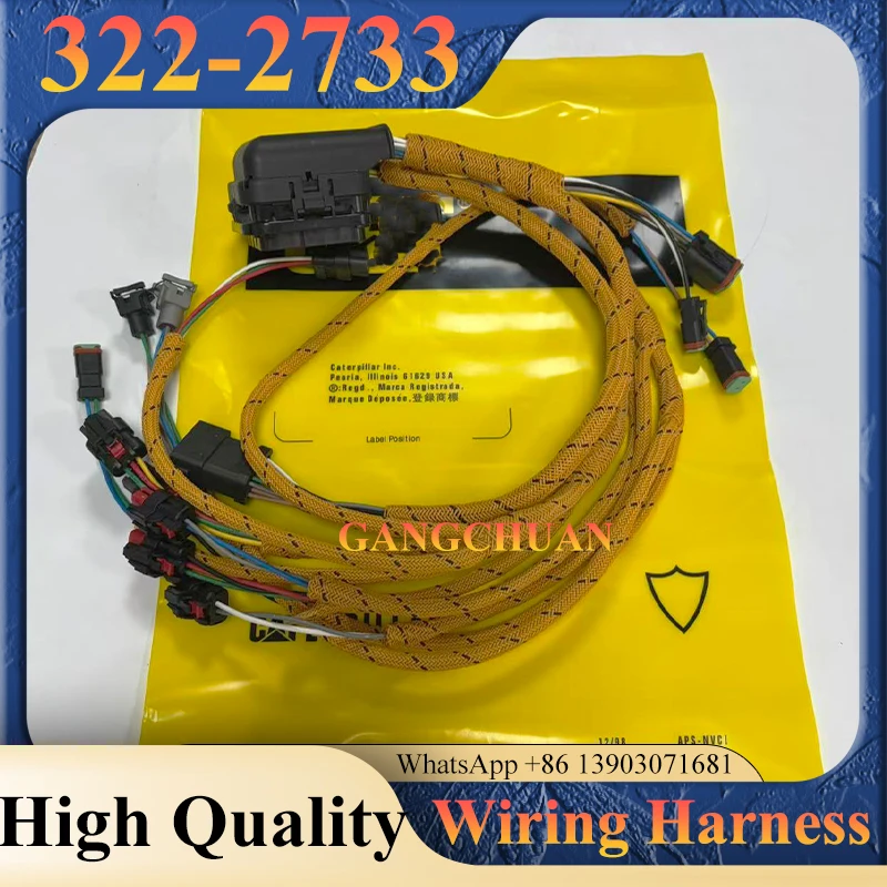 

Excavator Parts 365C 374D C15 C18 Engine Wiring Harness 239-5929 2395929 Engine Wiring Cable