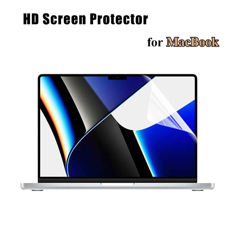 HD Screen Protector For MacBook Pro 14 M1 M2 Pro Max Air 13 15 16 Clear Laptop Soft Film