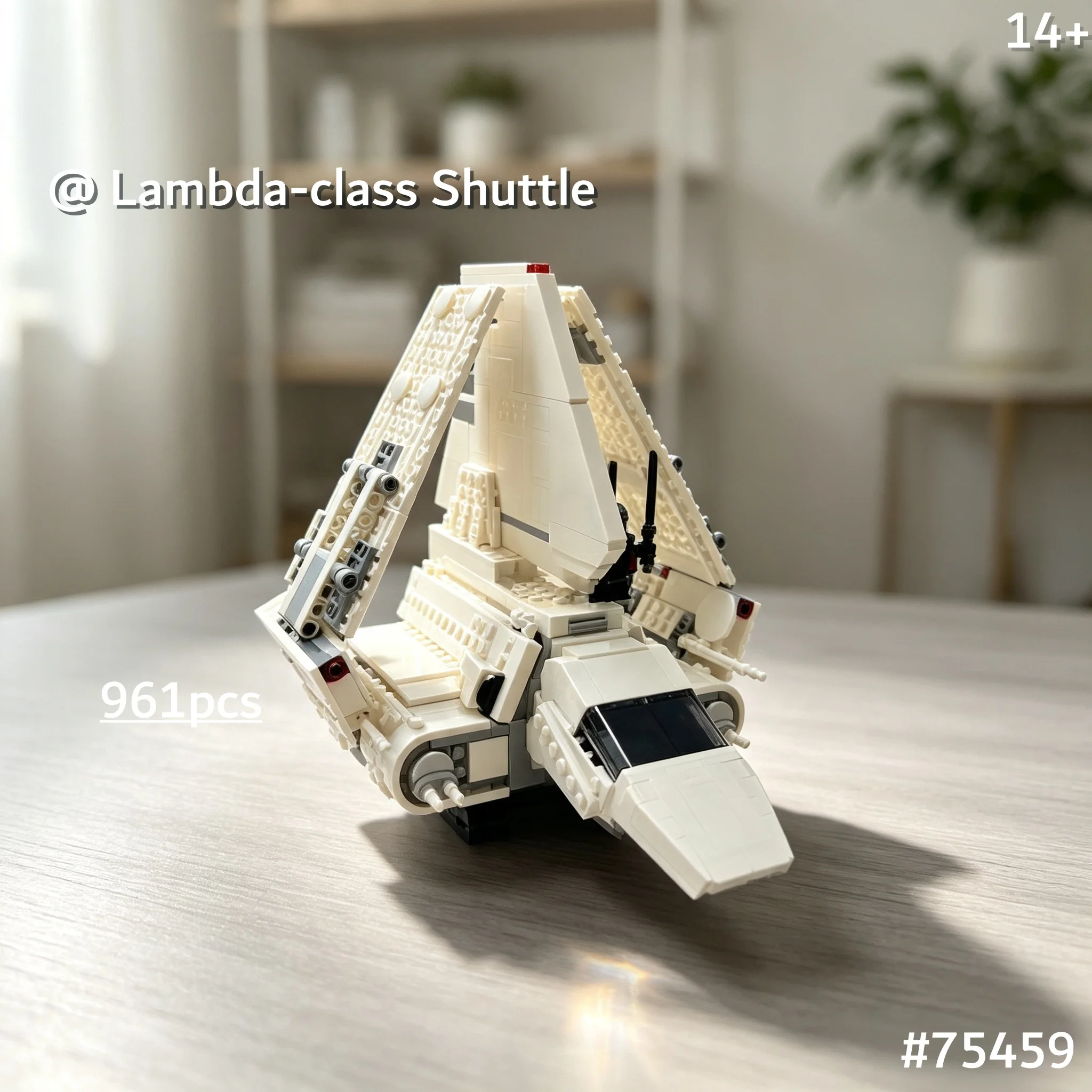 NEU 961-teiliges Weltraum-Kampf-Sternenflotten-Shuttle Bausteine-Set, Montage- und Ausstellungsset, Spielzeug für Erwachsene, Weihnachtsgeschenke