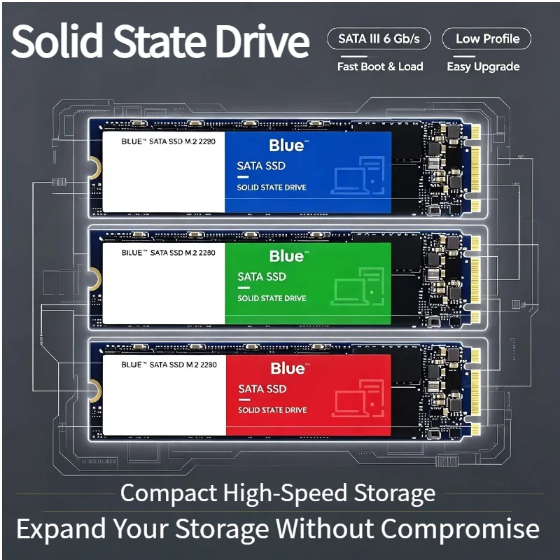 New 2026 M.2 NVMe SSD 1TB High Speed Internal Solid State Drive Hard Disk For Laptop Desktop PC Computer Upgrade Pro Max Speed