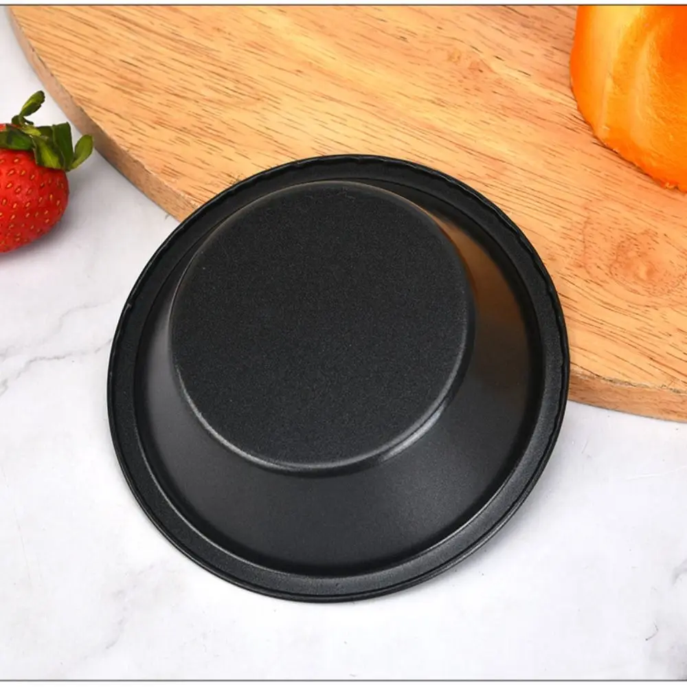Práctica Bandeja para Tartaletas de Huevo de 5 Pulgadas, Moldes Antiadherentes para Hornear, Moldes para Pan de Acero al Carbono, Utensilios de Cocina