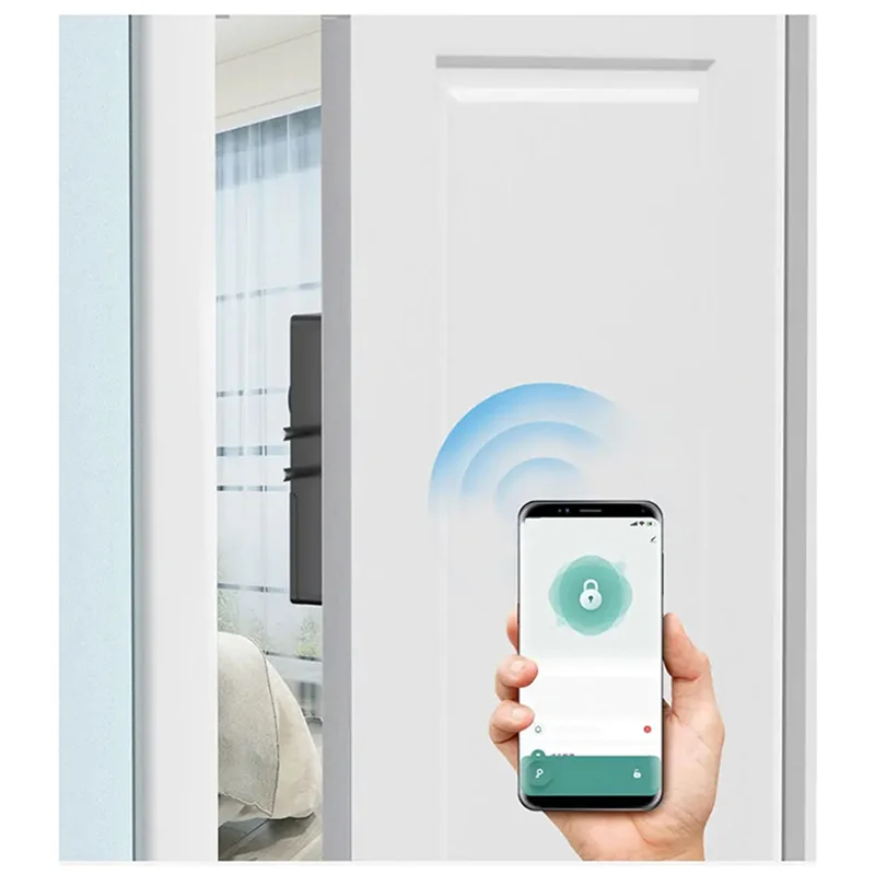 

ABGI-2X Smart Tuya App IC Card Lock For Wooden Door Bluetooth Lock Electronic Door Lock No Drill