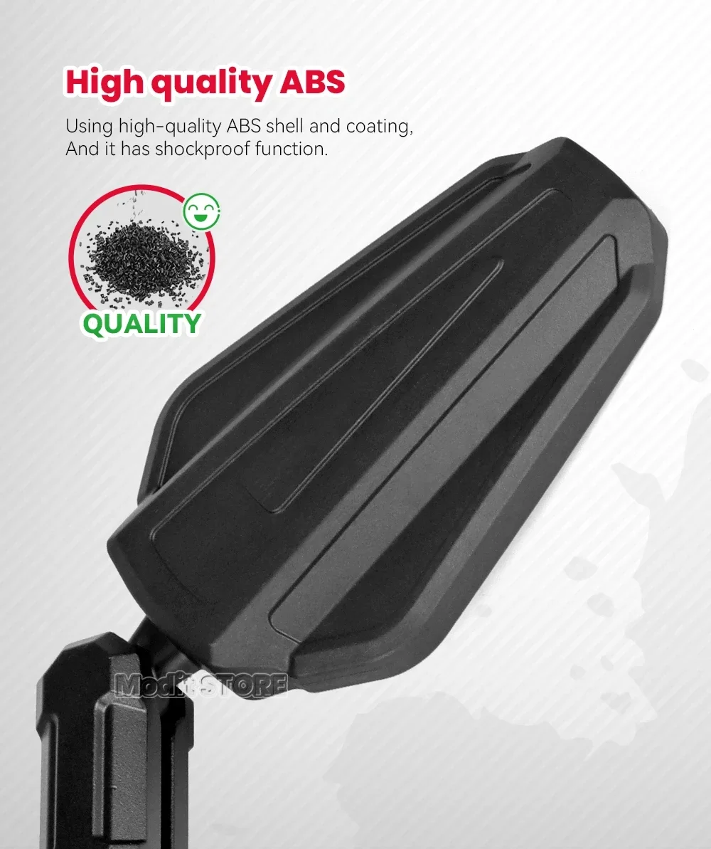 For Honda CRF1000L CRF1100L Africa Twin Robust Certified Anti-collision Wide-angle Motorcycle Rearview Mirror