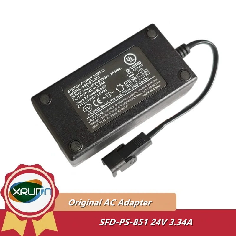 SFD-PS-851 24V 3,34A 3A 2,5A 2A 80W schakelende voeding, AC-adapter voor elektrische bank/bed/stoel/verstelbaar bureau, oplader