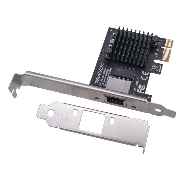 

100/1000M/2.5G RJ45 Gigabit Network Card Wired Network Card RJ45 RTL8125BG Chipset Pcie PCI Express Network Lan Card