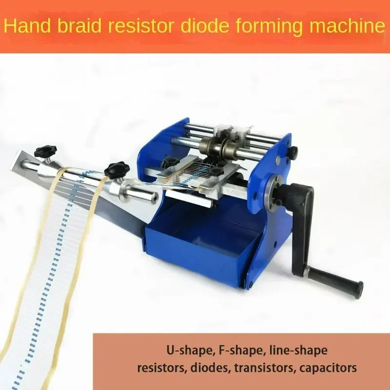 1pc Resistor Forming Machine Tape Forming Cutting Machine Hand-cranked Resistance Forming Machine