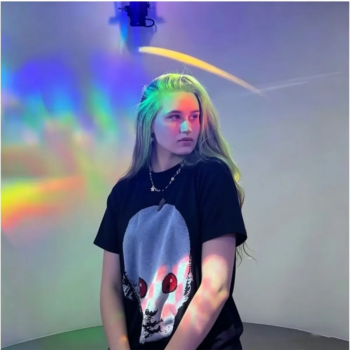 

European and American New Hip Hop Street T-shirt Men's Gothic Printed T Shirt Unisex Summer Rock Harajuku Short-sleeved T-shirts