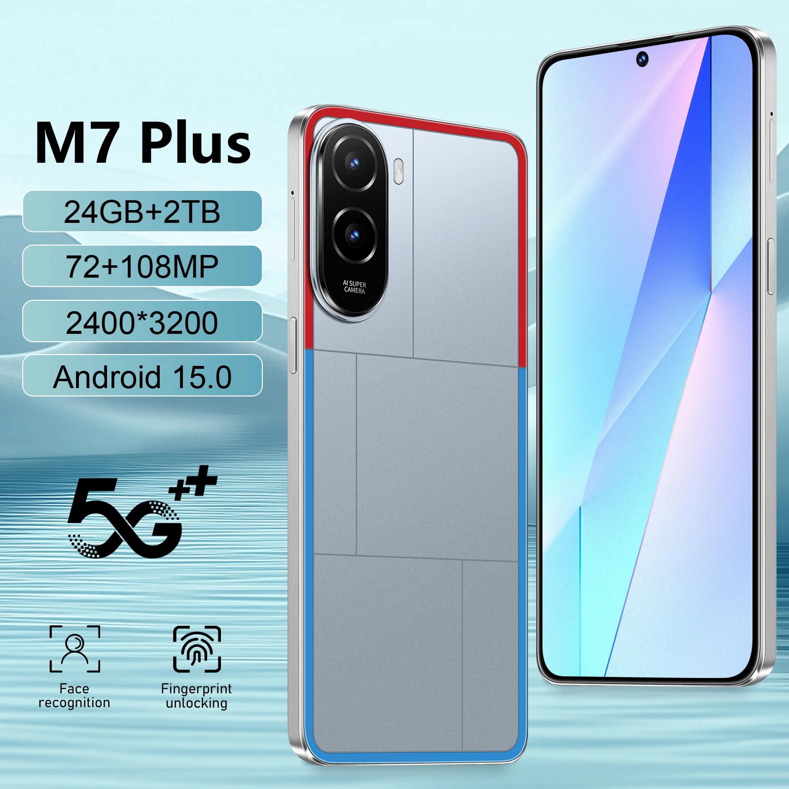 

NEW HOT 2026 Silicone Case For M7 Plus 7.3Inch Moblie Phones Case Accessories Smartphone Shockproof Cover Global Editions