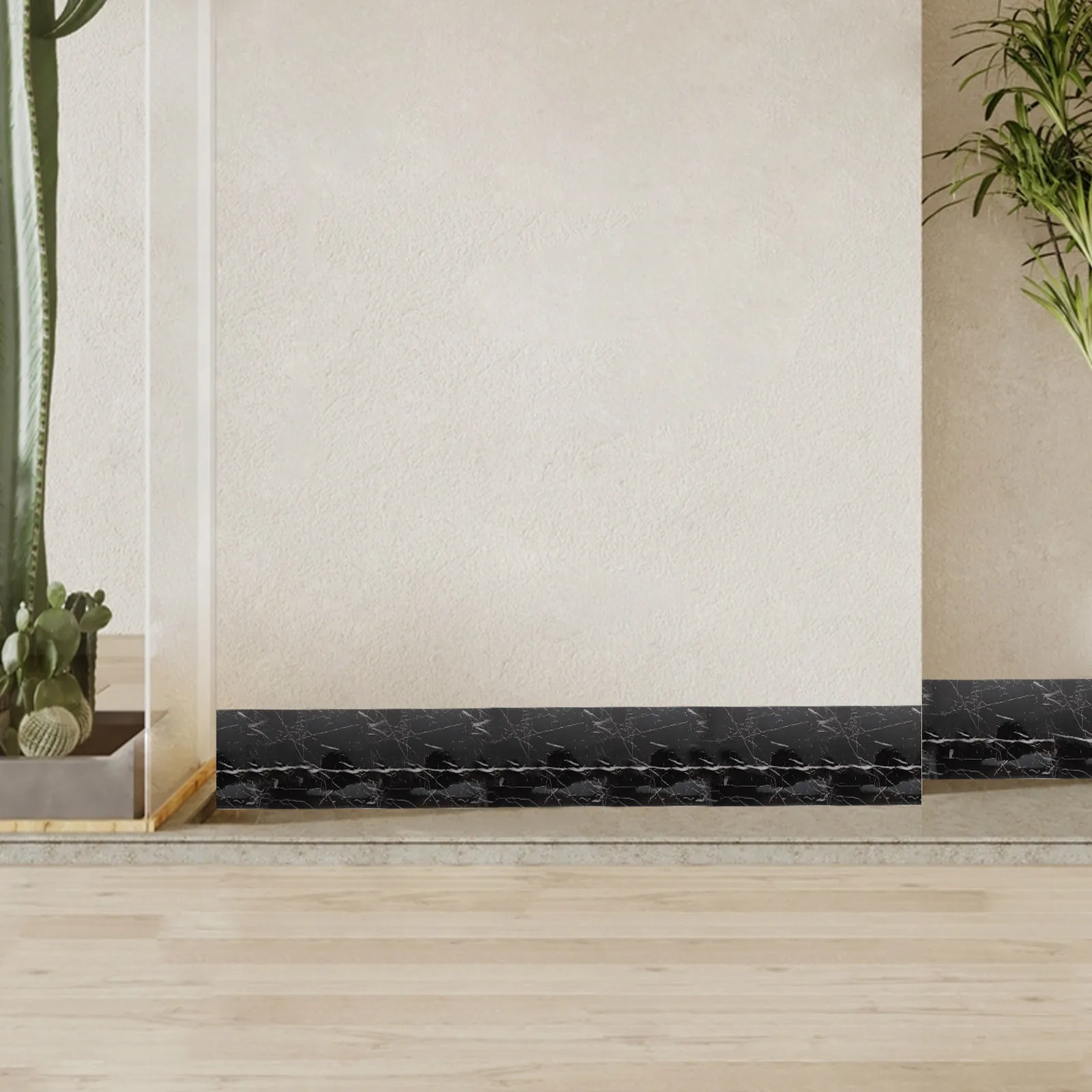 

Marble Self-Adhesive Baseboard Bathroom Peel Stick Flexible Moulding Trim Wall Corner Decorative Strip Molding