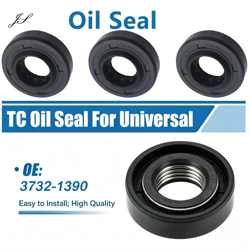 

10PCS NBR Car Chassis Shock Absorber Oil Seal 3732-1390 For Volkswagen BMW Audi Universal Motors Transmission Replacement Parts