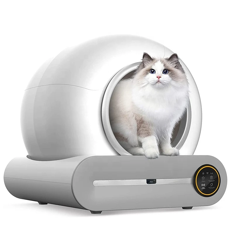 

Самоочищающийся кошачий наполнитель для кошачьего туалета, автоматический кошачий наполнитель с ионным дезодорирующим устройством с Wi-Fi приложением