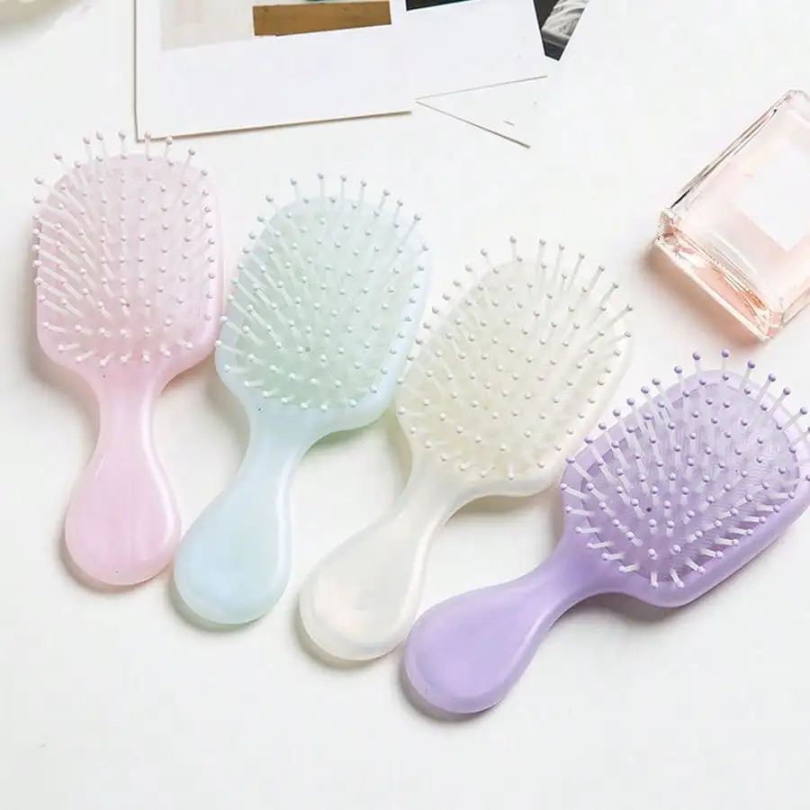 

Mini Portable Air Cushion Hair Comb Cute Girly Pocket Size Durable Scalp Massage Travel Hair Brush For Daily Use