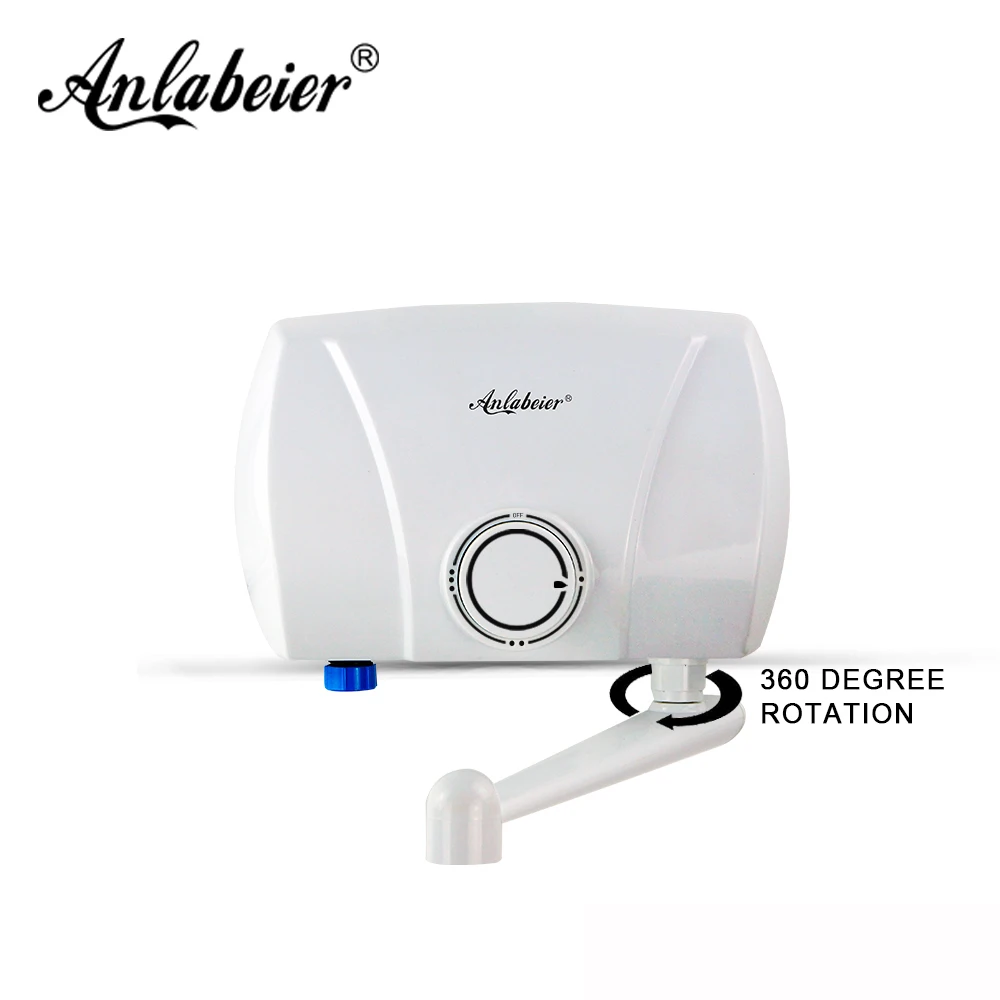 Calentador de agua eléctrico instantáneo con mini bomba de calor portátil a precio de fábrica de China para ducha caliente sin tanque