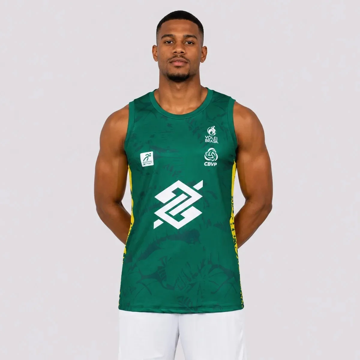 2026 Brasilien CBVP Beachvolleyball Unisex Trikot Weste für Männer und Frauen Ärmellose Atmungsaktive Trainingsweste Streetwear Familienoutfit – Detail 3