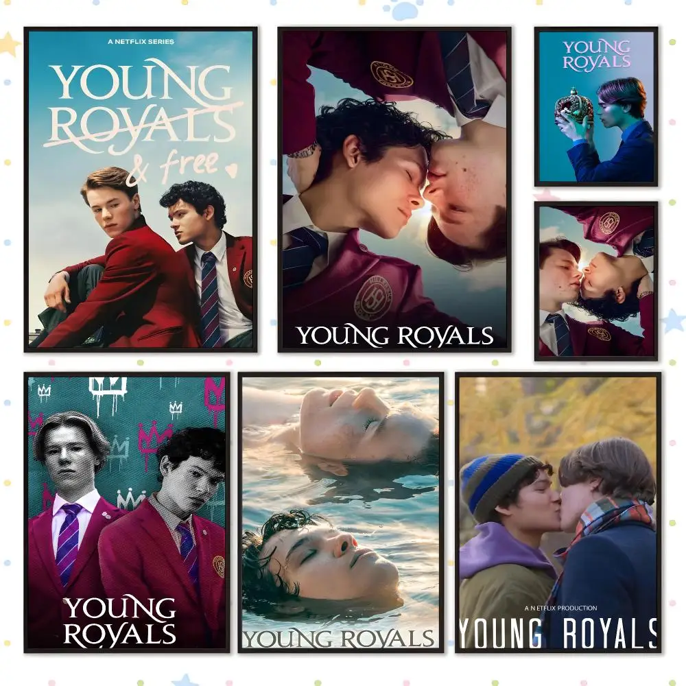 Film Series Movie Dark Young Royals Poster HD Waterproof PP Self Adhesive Aesthetic Bedroom Dorm Gaming Room Home Decor Gift
