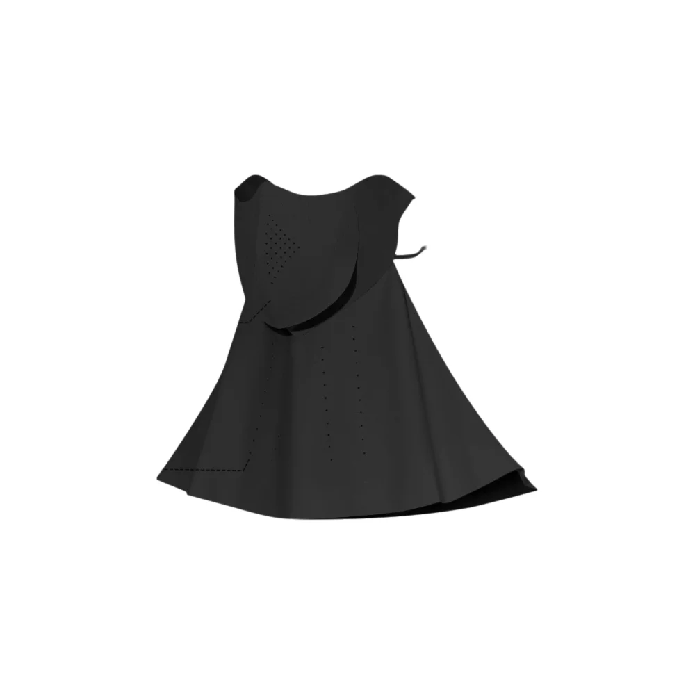 Nylon Sun-protection Mask Soft Lightweight Design UV-resistant Breathable Veil Elegant Cool-feeling Fabric