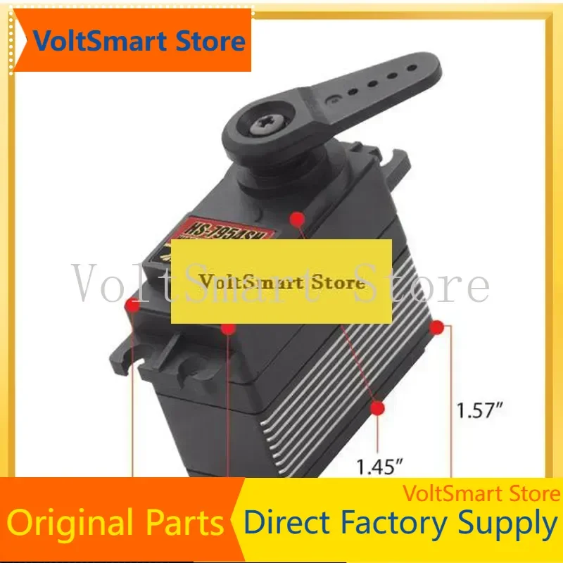 VoltSHiTec HS-7954SH 7954 High Voltage High Torque Steel Gear Coreless Premium Digital Servo G2 Digital Circuit Li-Po Cell Compa