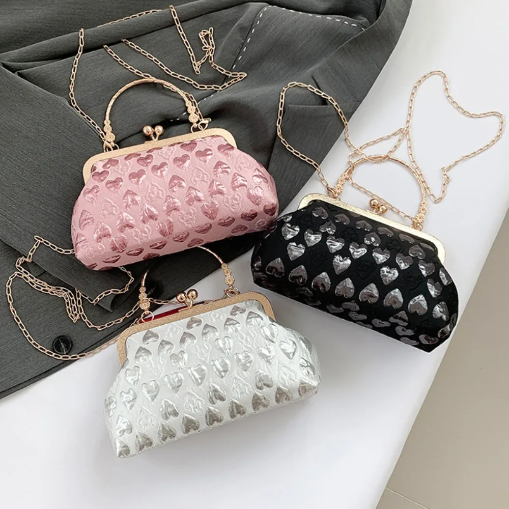 Hot Sale French Vintage Evening Bag Elegant Fashion Chain Purse Luxury Women Handbag Women Female