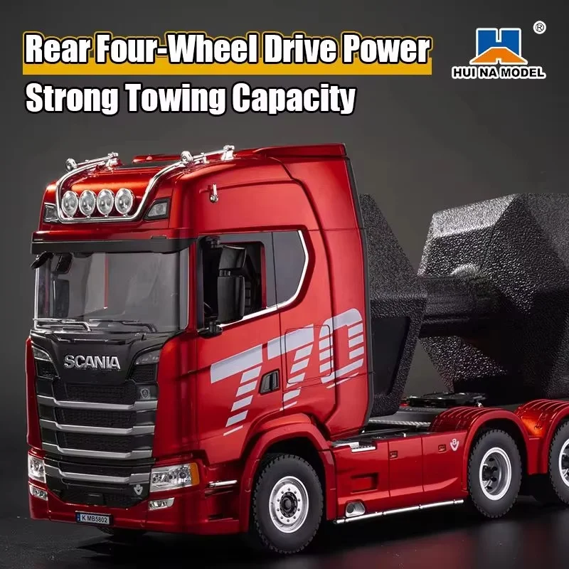 HUINA 1501 770S Scania Alloy Tractor 19CH RC Truck 1/18 2.4G