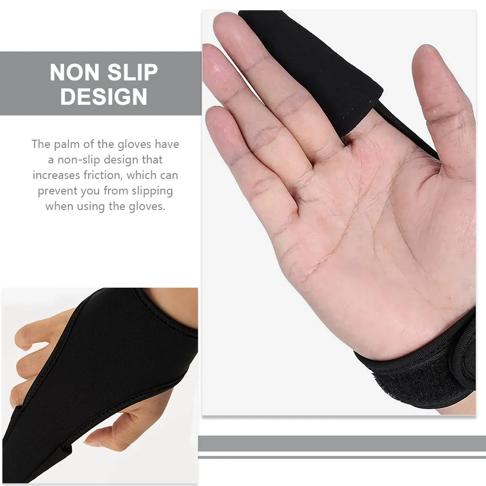 

Перчатки для рыбалки с защитой от скольжения на один палец, дышащие велосипедные перчатки, солнцезащитные, для активного отдыха, аксессуар для рыбалки