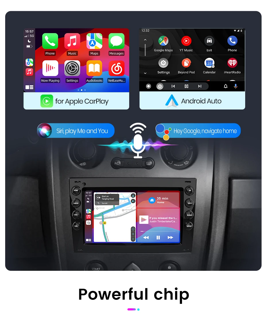 Junsun Wireless Carplay Android Auto Autoradio für Renault Megane 2 2008-2015 GPS Auto intelligente Systeme Smart Autoradio – Detail 12
