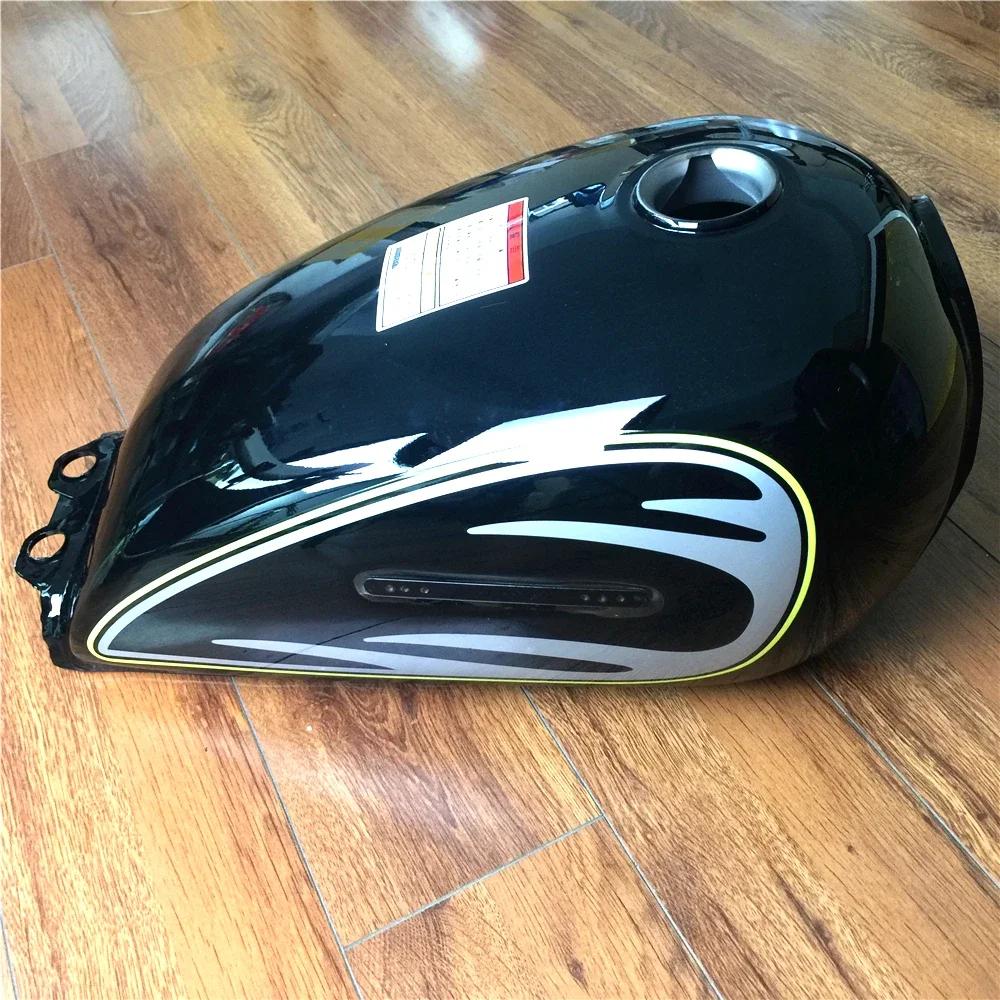 1set For Qian Jiang motorcycle fuel tank for GN125 Prince tank car tank for HJ125-8 Black pattern