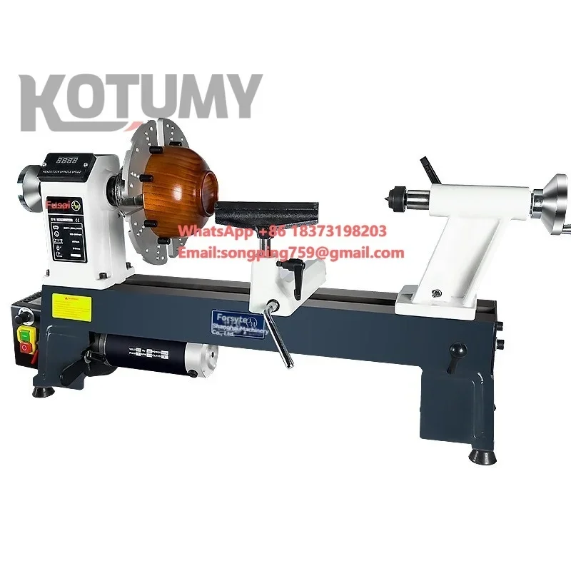 Multifunctional Woodworking Lathe Machine 220V  Use Easy to Operate