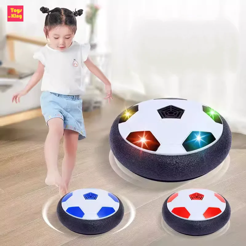 18cm Hovering Soccer Mini Toy Football LED Air Cushion Suspended Flashing Indoor Outdoor Sports Fun Educational Game Kids Toys