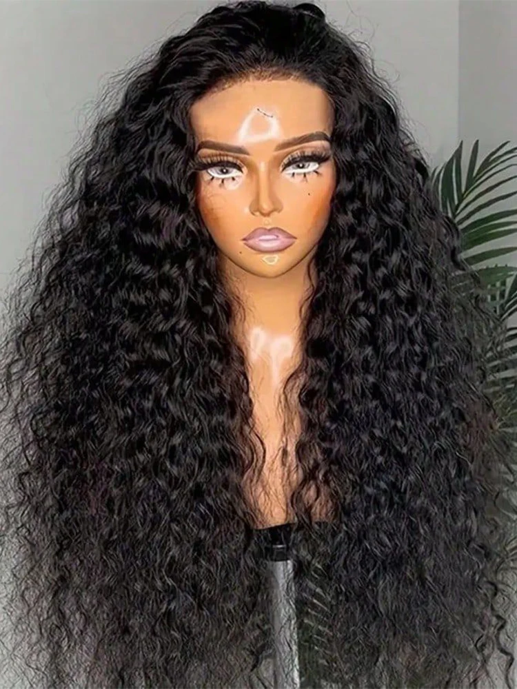 

32 Inch Wigs Curly Deep Water Wave Lace Front Wigs 13x6 360 HD Lace Front Human Hair Wig 13X4 Glueless Wigs Brazilian Hair Wigs