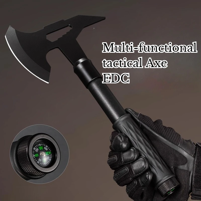 Hache à main tactique de lutte contre l'incendie en acier inoxydable 420 de haute qualité, Portable, divise sur bois, EDC, outils de lutte contre l'incendie en plein air, nouvelle collection
