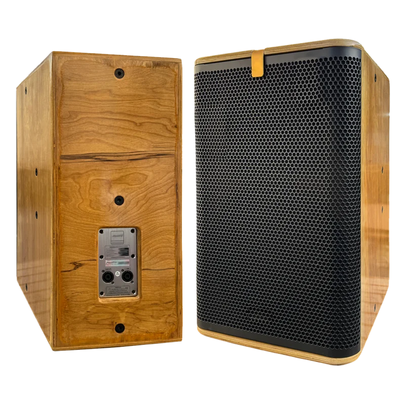 Classic Style Wood Grain Plywood Box KTV Singing Family Villa 500W App Control Surround Sound 1 Year Warranty