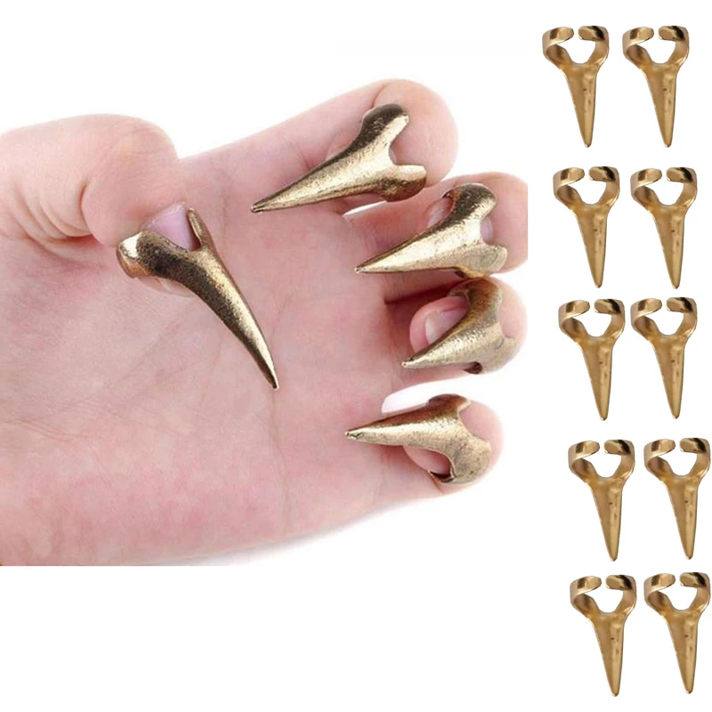 10 Pcs/Lot Halloween Hot Retro Punk Talon Nail Finger Claw Cool Rock Gothic Spike Rings Jewelry Party Cosplay Gift Men Women