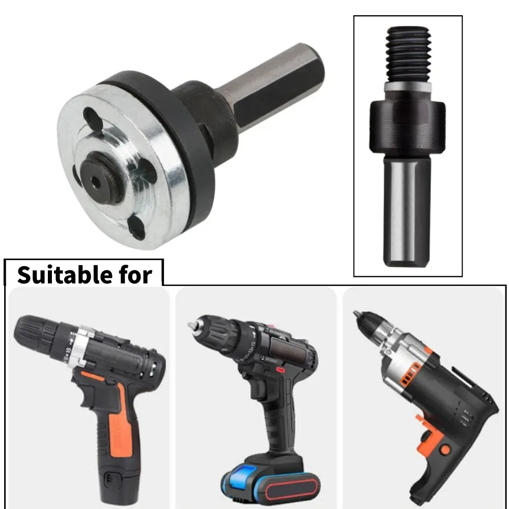 10mm Electric Drill to Angle Grinder Converter Connecting Rod Adapter Set Grinding Cutting Disc Power Tool Accessory
