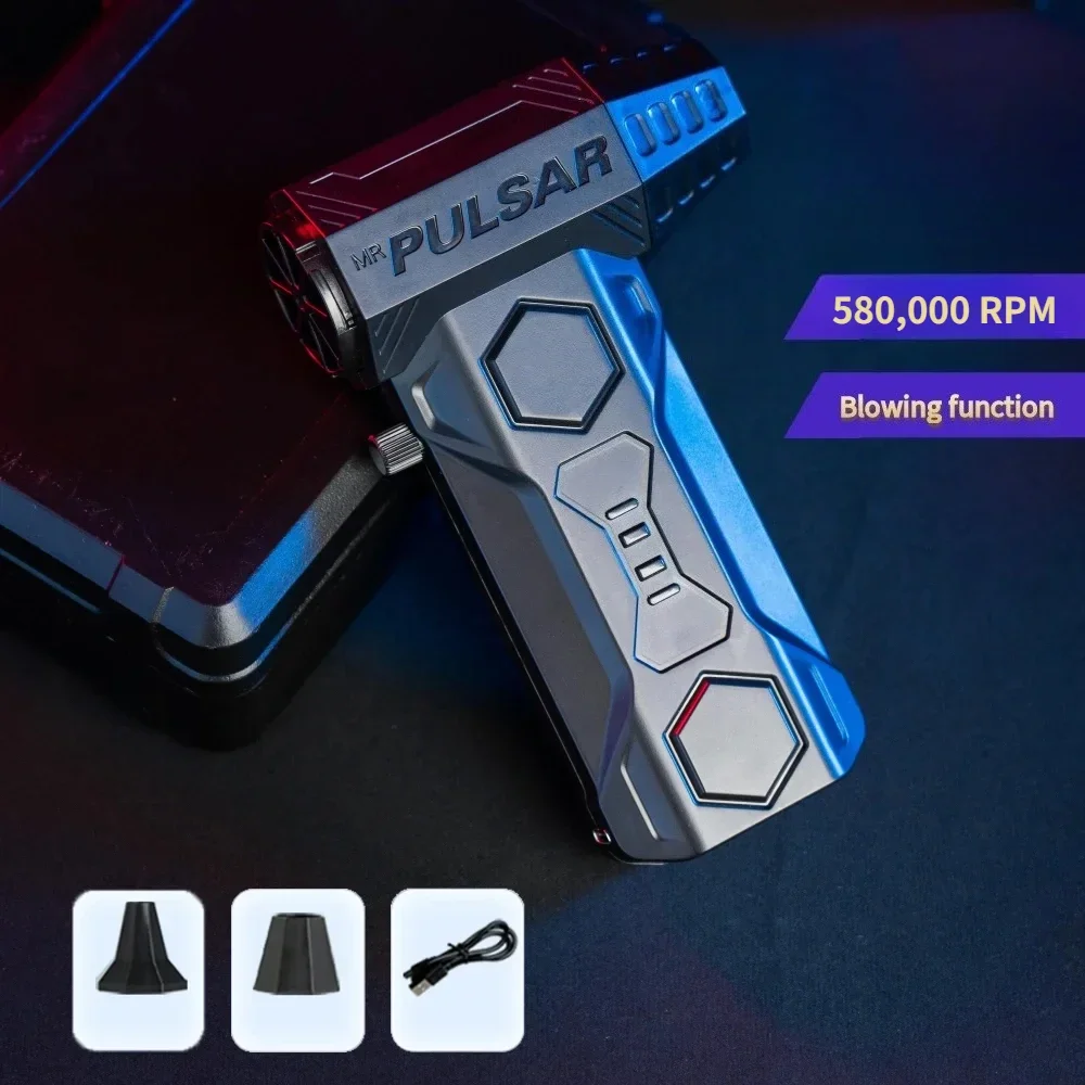 Soffiatore a getto turbo X11 580000 giri/min 75 m/s – Motore brushless 10000 mAh Potente spolverino