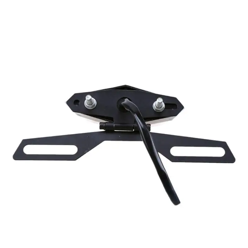 Universal Adjustable Motorcycle Taillight Bracket Foldable License Plate Holder for Motorbike Custom Retrofit Use view 3