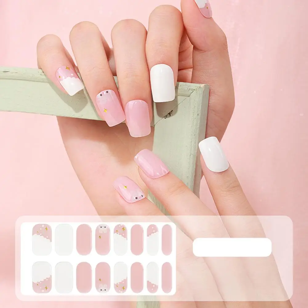 Destacável Wearable 3D unhas adesivos, unhas decorações, Hot Sliders, envoltórios completos, QF arte, A7H0, vendendo