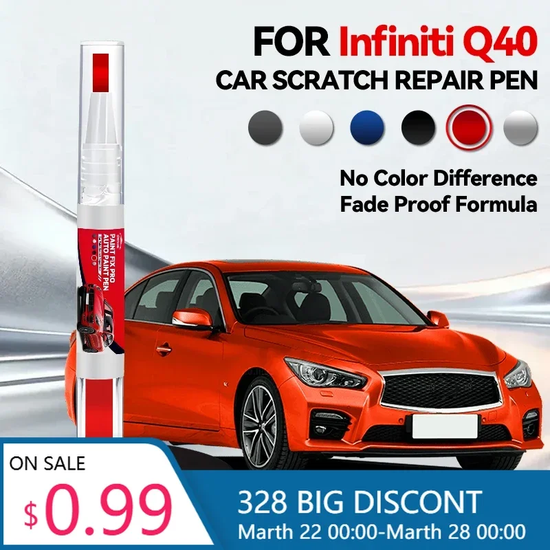

Горячая новинка: Карандаш для ремонта автомобильной краски для INFINITI Q40 2014-2015 годов, аксессуары для устранения царапин, цвета: красный, синий NBA, серый RBP RCJ, KBZ