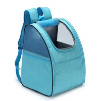 Dog Cat Carrier Pet Puppy Backbag Black Bag Dogs Backpacks Outdoor Breathable Foldable Pet Backpack For Travel Small Dog Bag