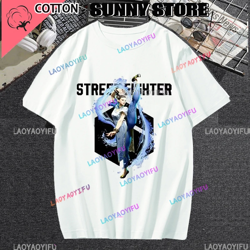 Street Fighter 6 Graphic T-Shirt Tops Still Classic Novelty Fashion Graphic T Shirts Men Clothing