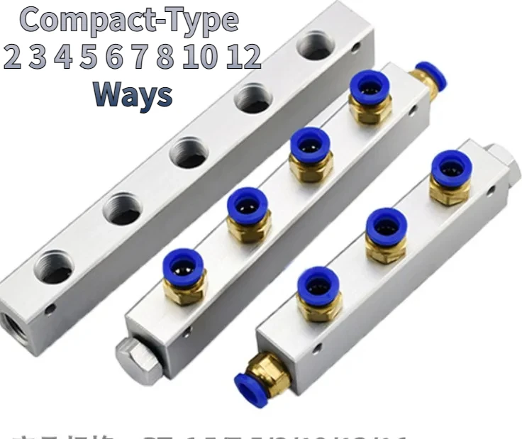 Compact-Type 2 3 4 5 6 7 8 10 12 Ways G1/4