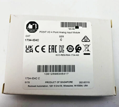 New Factory Sealed 1734-IE4C /C 4 Point Analog Input Module