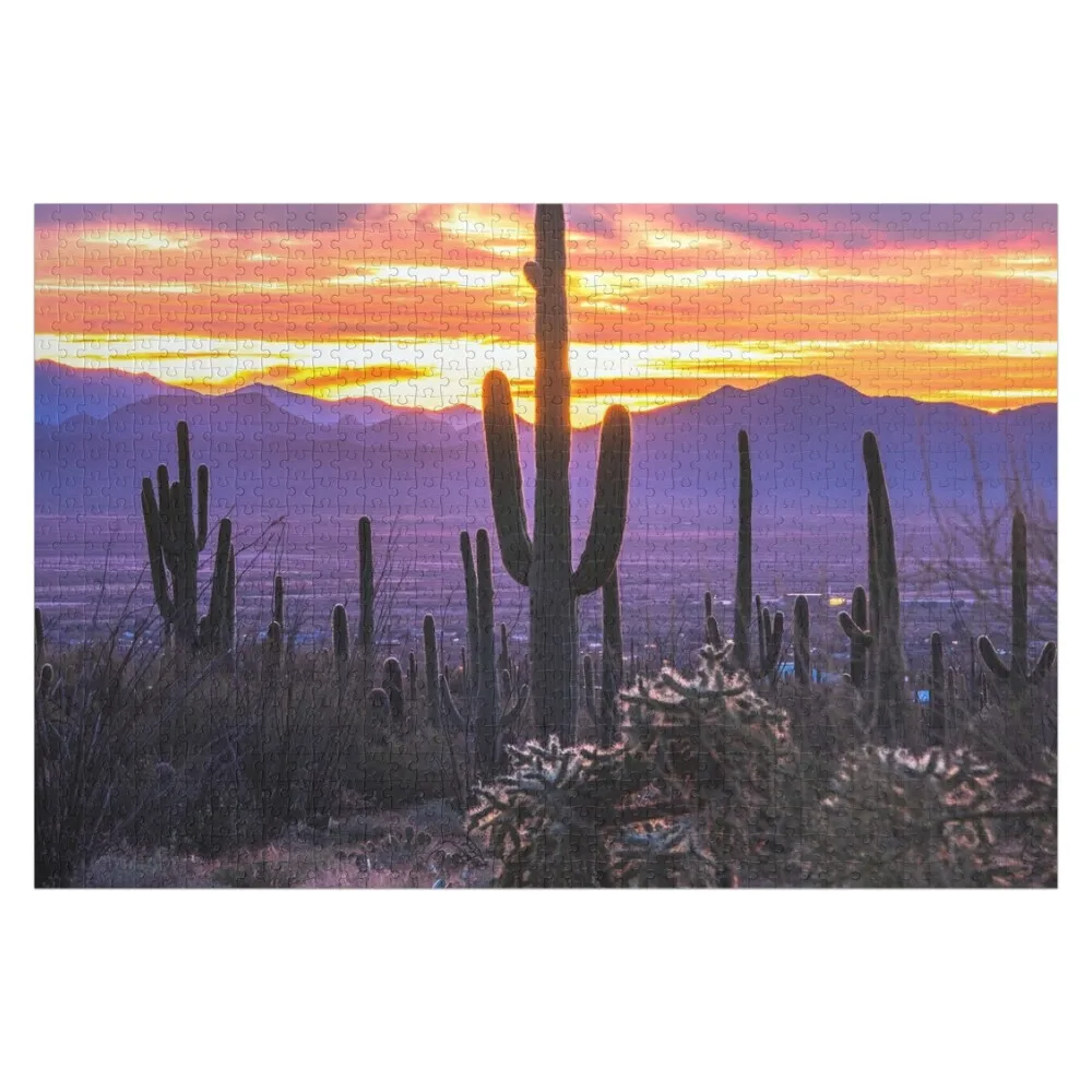 

Arizona Sunset Jigsaw Puzzle Personalized Baby Object Toddler Toys Photo Personalized Gifts Wooden Name Puzzle